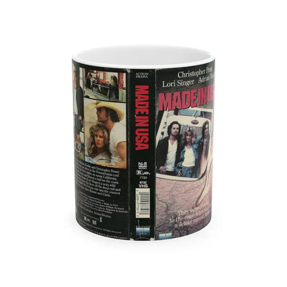 MADE IN THE USA CHRISTOPHER PENN LORI SINGER ADRIAN PASDAR (VHS COVER) - White Coffee Mug 11oz - Go Mug Yourself