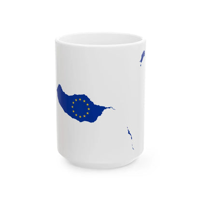 Madeira EU (Portugal) White Coffee Mug 15oz - Go Mug Yourself
