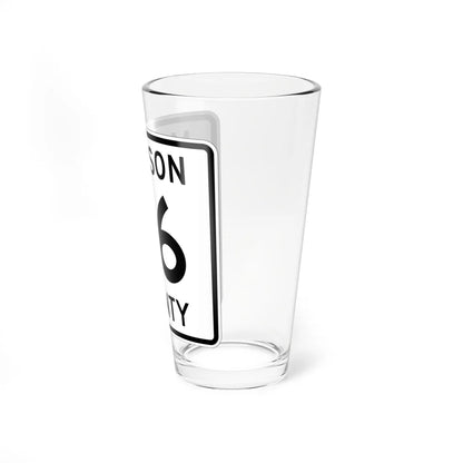 Madison County Route 36 OH (Ohio) (Road Sign) Pint Glss 16oz - Go Mug Yourself