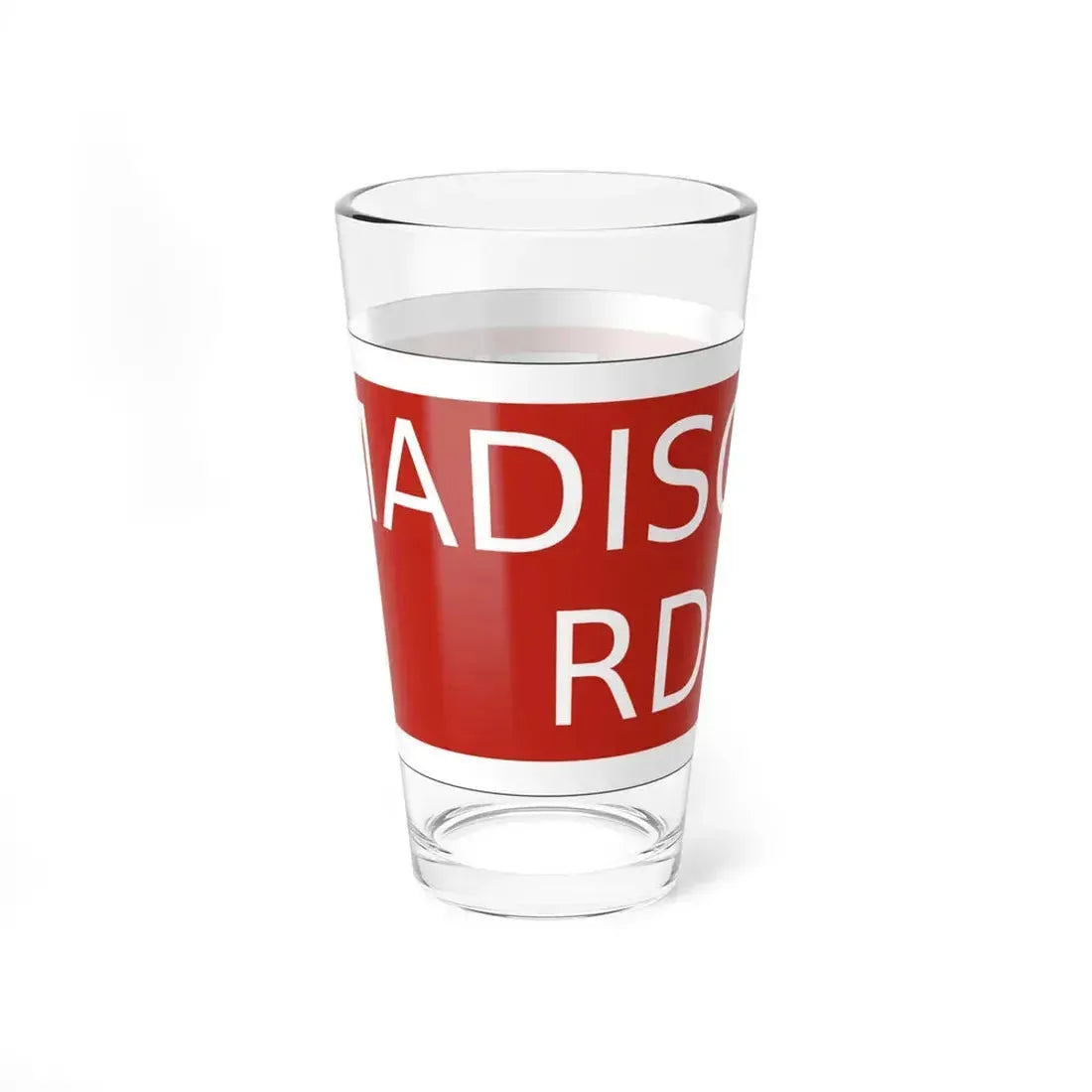 Madison Township Perry County Ohio route shield template (Ohio) (Road Sign) Pint Glass 16oz - Go Mug Yourself