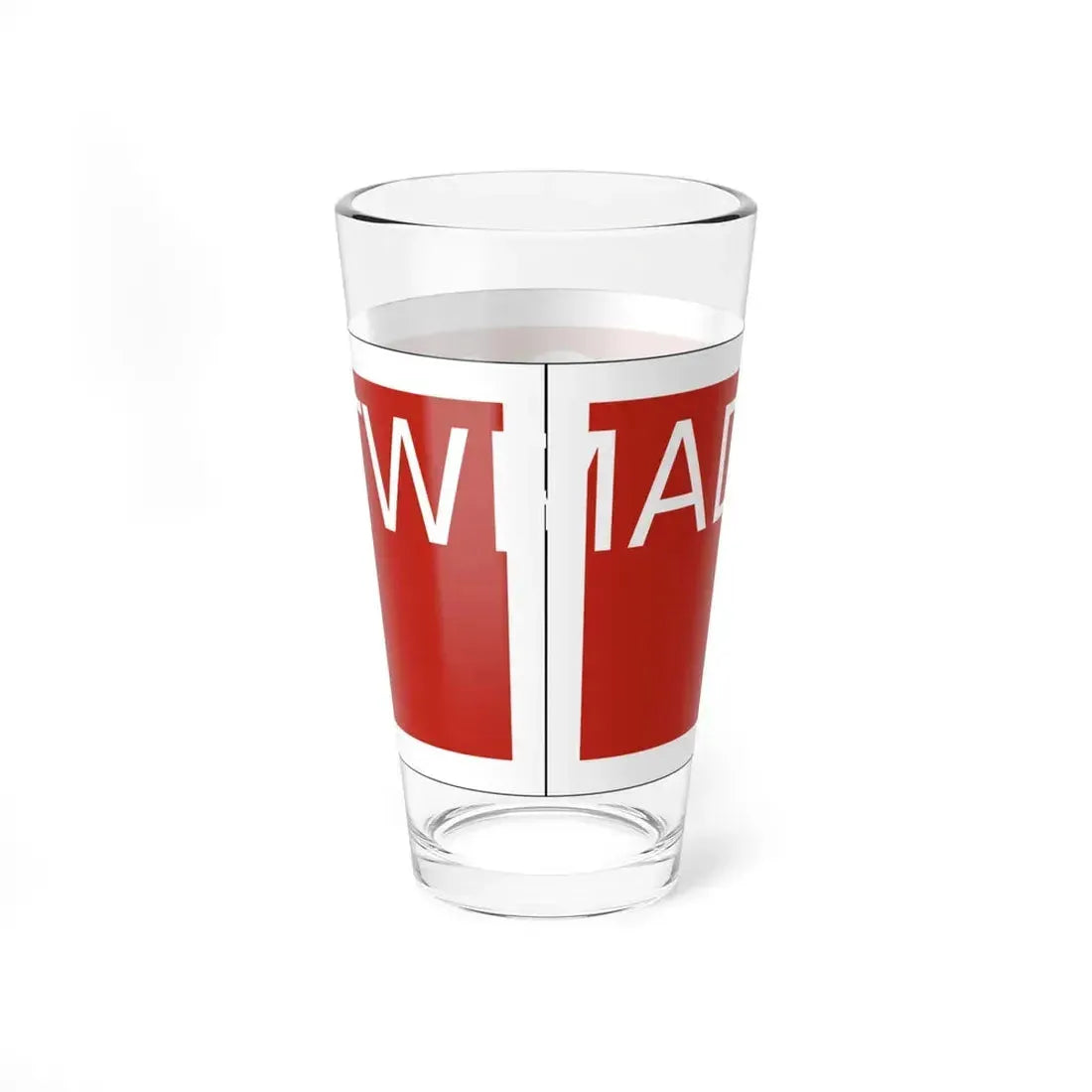Madison Township Perry County Ohio route shield template (Ohio) (Road Sign) Pint Glass 16oz - Go Mug Yourself