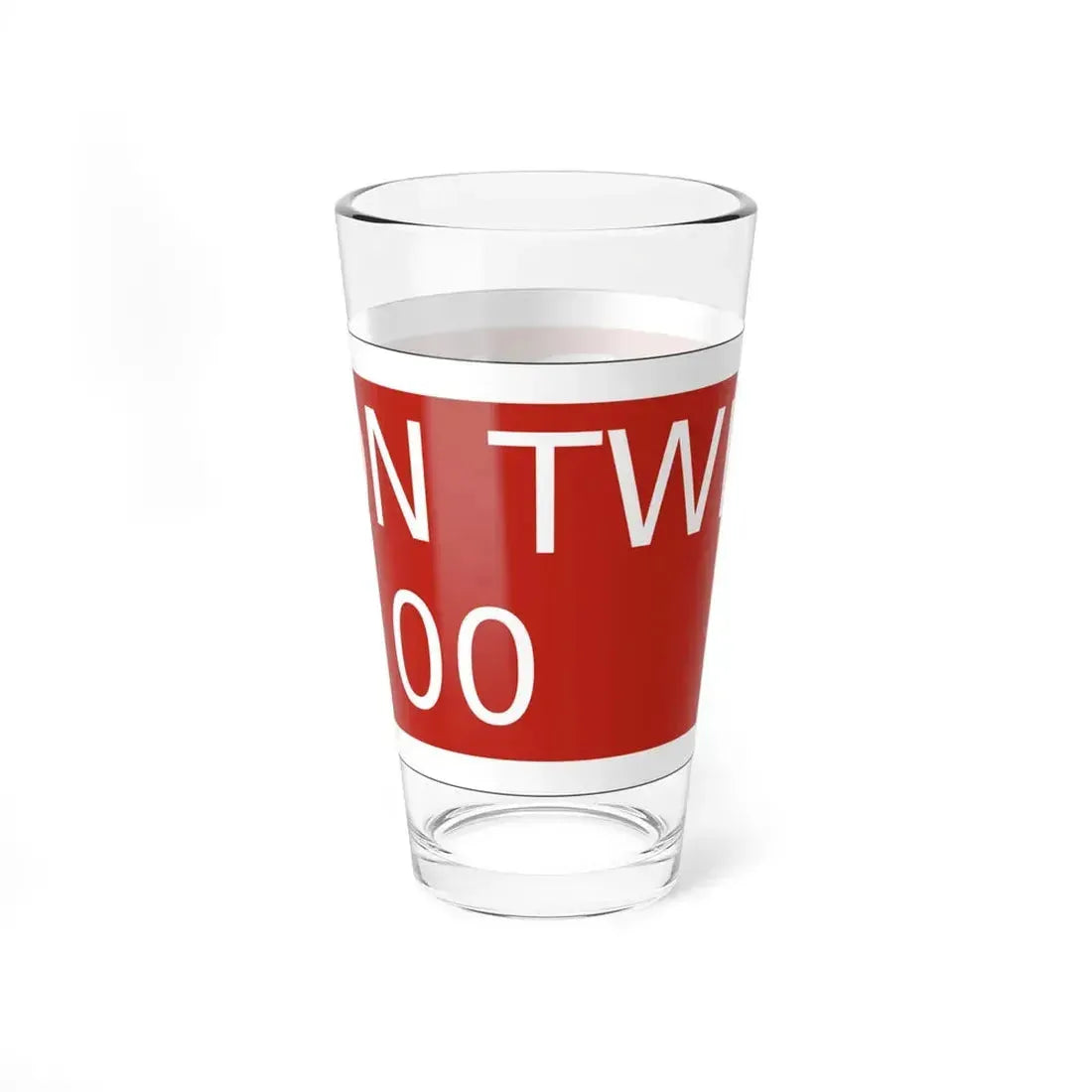 Madison Township Perry County Ohio route shield template (Ohio) (Road Sign) Pint Glass 16oz - Go Mug Yourself
