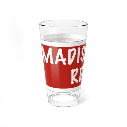 Madison Township Route 49 Perry County Ohio (Ohio) (Road Sign) Pint Glass 16oz - Go Mug Yourself