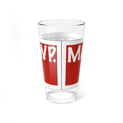 Madison Township Route 49 Perry County Ohio (Ohio) (Road Sign) Pint Glss 16oz - Go Mug Yourself