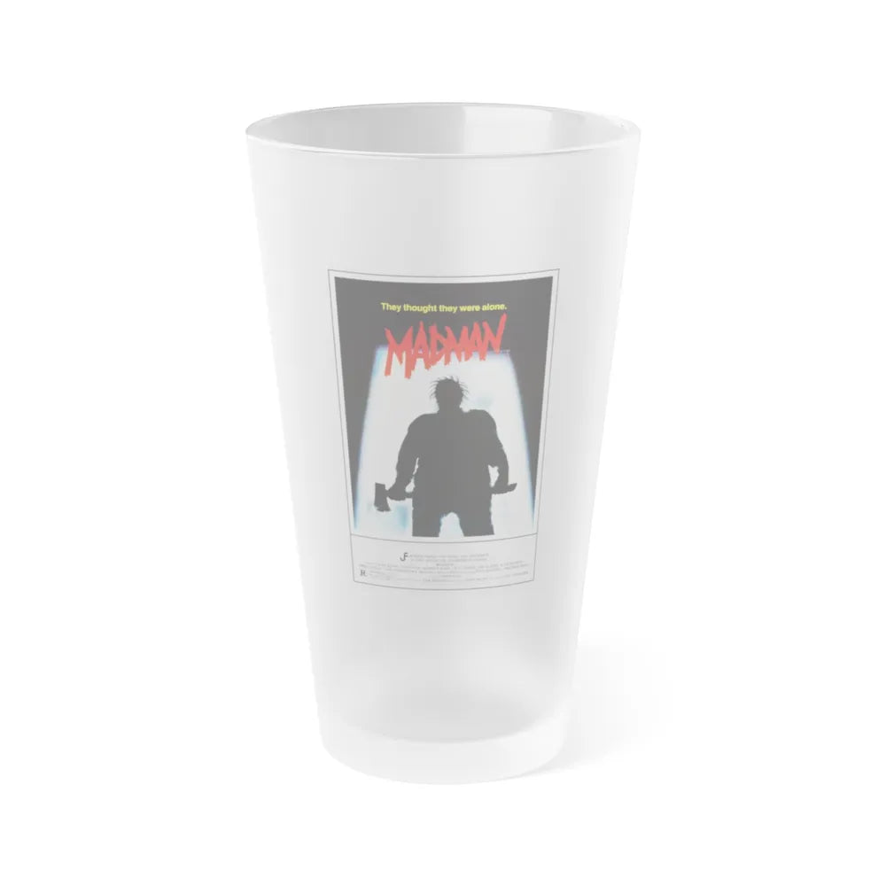 MADMAN 1981 Movie Poster - Frosted Pint Glass 16oz-Go Mug Yourself