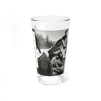 Madman of the Snows, Men's Pictorial, October, 1957 - Pint Glass 16oz 16oz - Go Mug Yourself