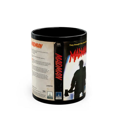 MADMAN (VHS COVER) - Black Coffee Mug-11oz-Go Mug Yourself