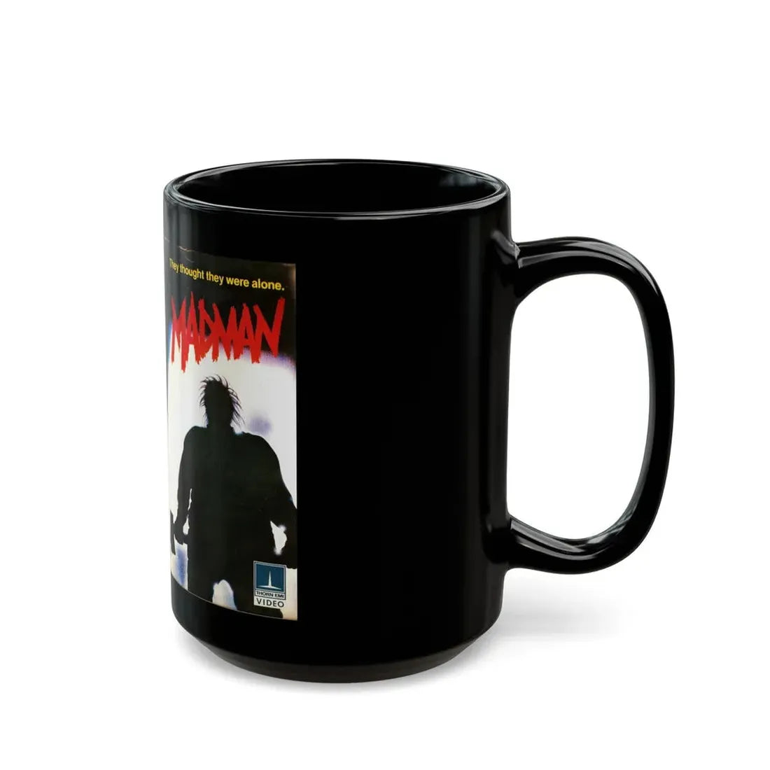MADMAN (VHS COVER) - Black Coffee Mug - Go Mug Yourself