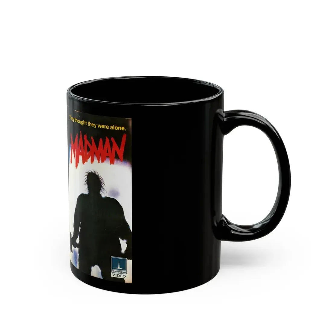 MADMAN (VHS COVER) - Black Coffee Mug - Go Mug Yourself