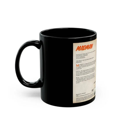 MADMAN (VHS COVER) - Black Coffee Mug - Go Mug Yourself