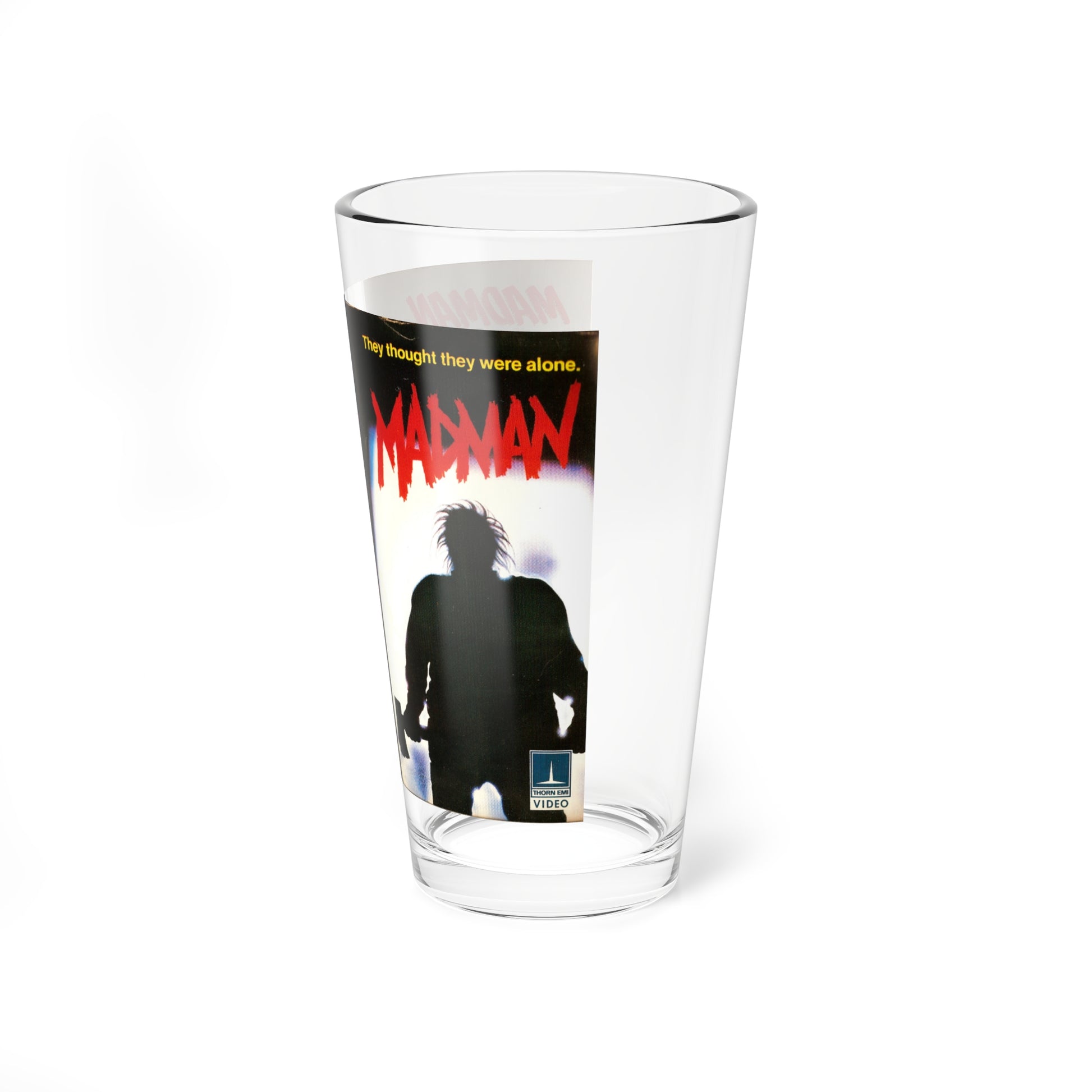 MADMAN (VHS COVER) Pint Glass 16oz-Go Mug Yourself