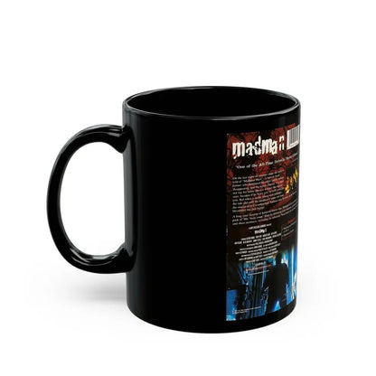 MADMAN WIDESCREEN PRESENTATION (VHS COVER) - Black Coffee Mug - Go Mug Yourself