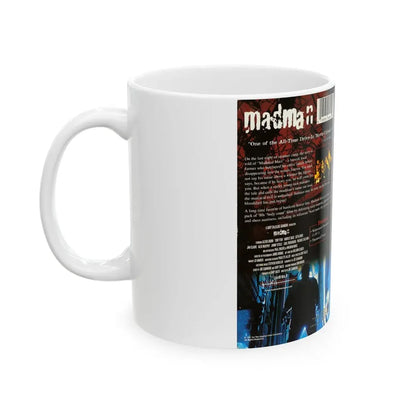 MADMAN WIDESCREEN PRESENTATION (VHS COVER) - White Coffee Mug - Go Mug Yourself