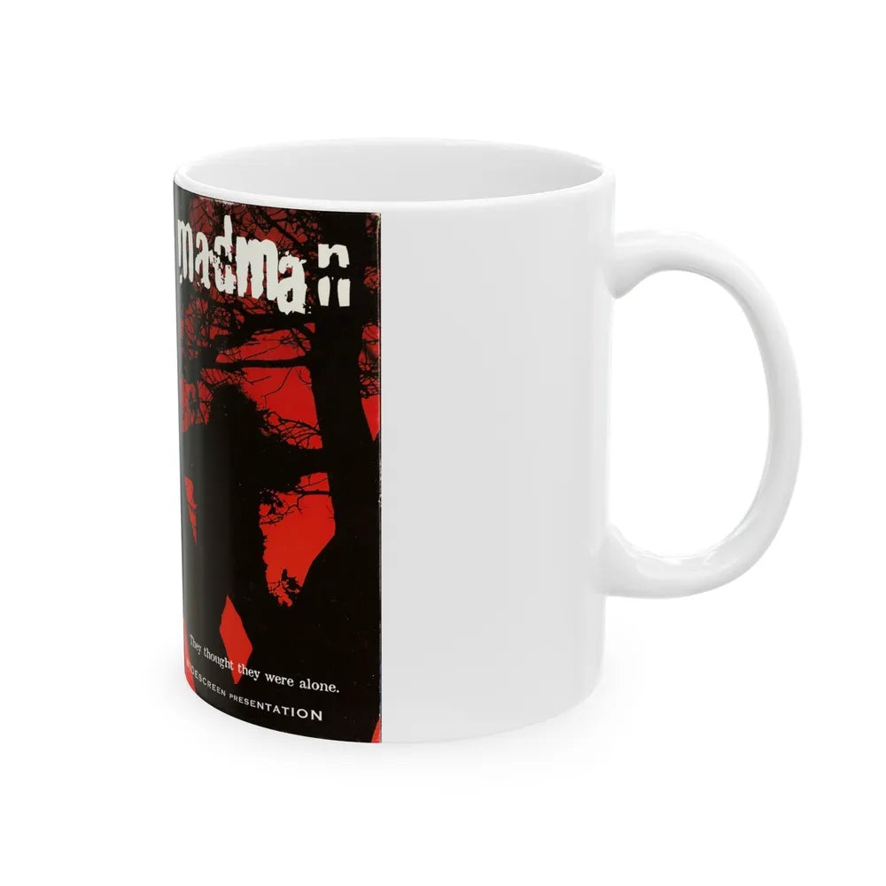 MADMAN WIDESCREEN PRESENTATION (VHS COVER) - White Coffee Mug-Go Mug Yourself