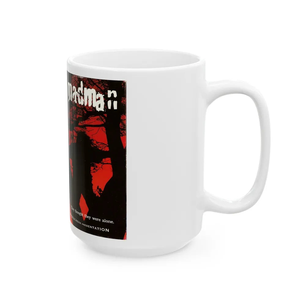 MADMAN WIDESCREEN PRESENTATION (VHS COVER) - White Coffee Mug-Go Mug Yourself