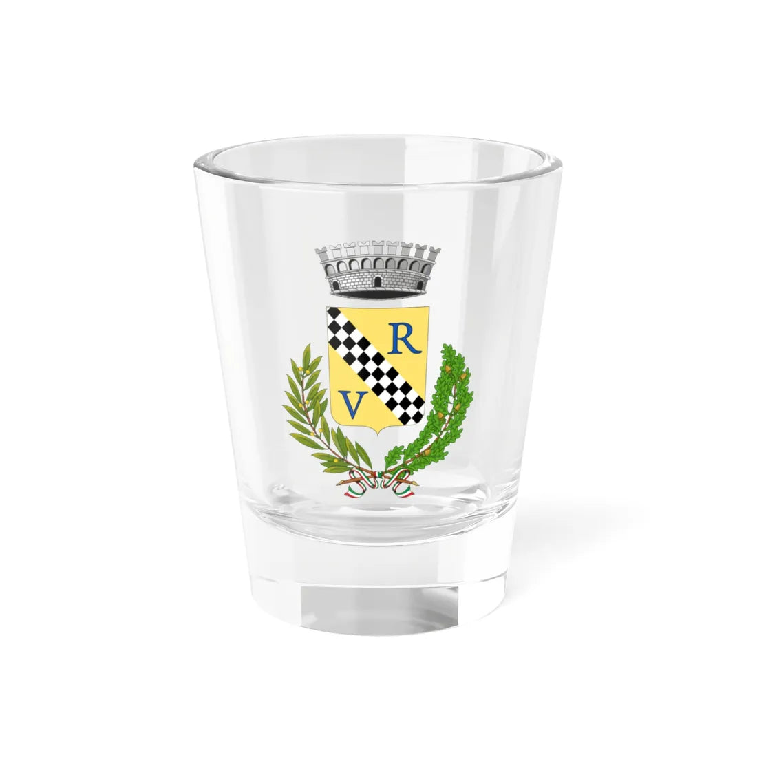 Mafalda Italia-Stemma (Italy) (Coat of Arms) Shot Glass 1.5oz 1.5oz - Go Mug Yourself
