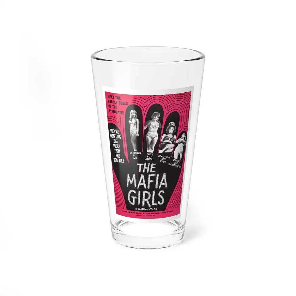 MAFIA GIRLS 1975 Movie Poster - Pint Glass 16oz 16oz - Go Mug Yourself