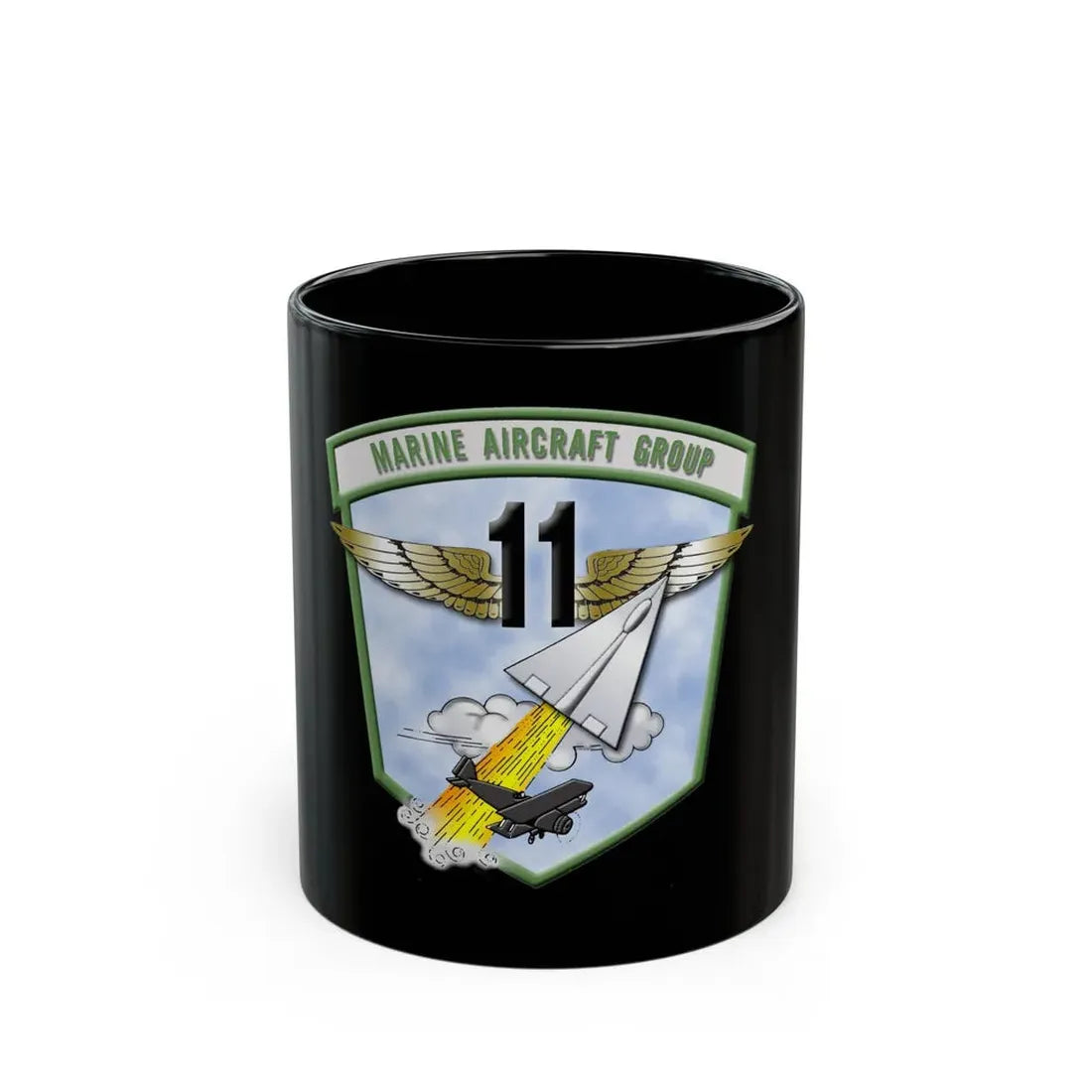 MAG 11 (USMC) Black Coffee Mug 11oz - Go Mug Yourself