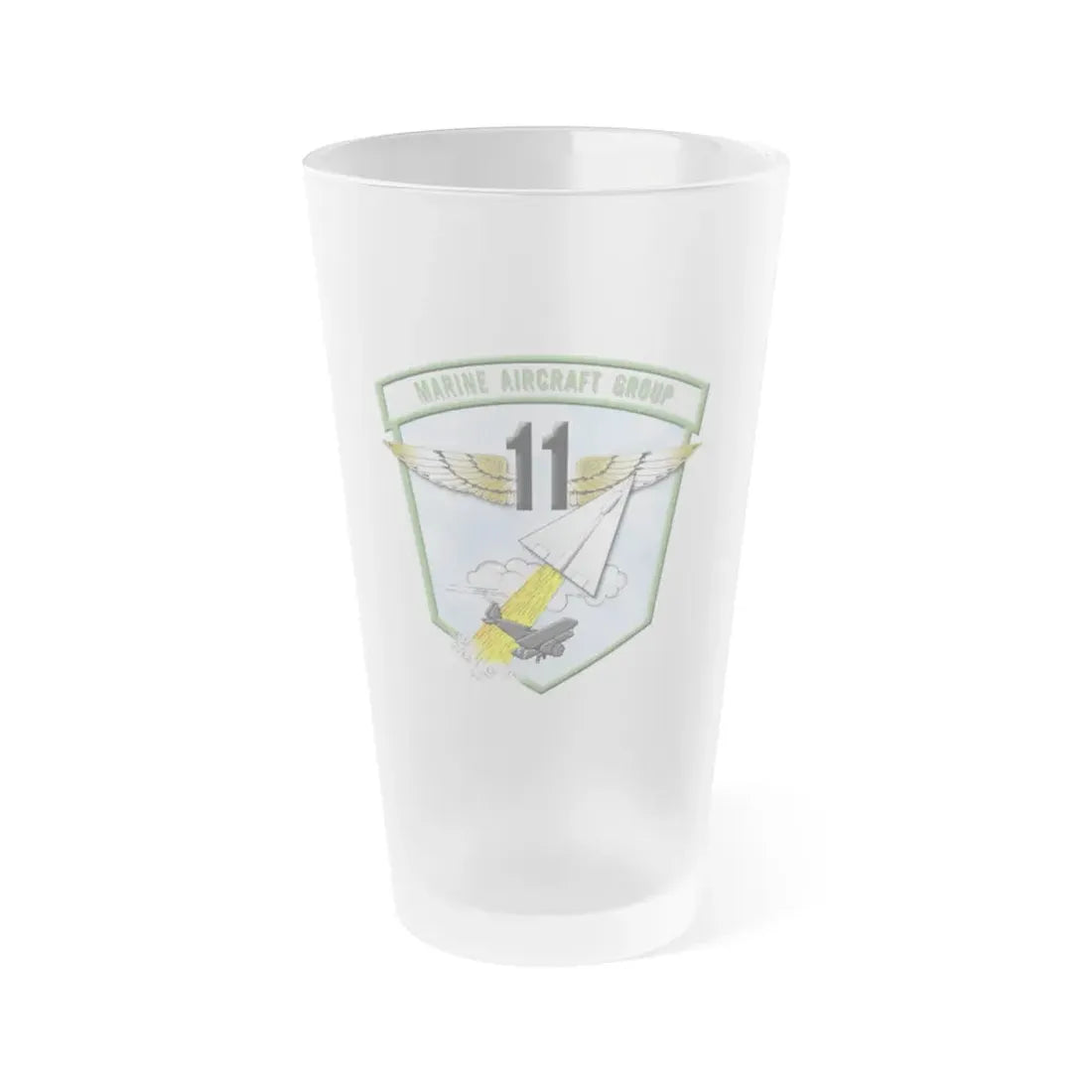 MAG 11 (USMC) Frosted Pint Glass 16oz Default Title - Go Mug Yourself