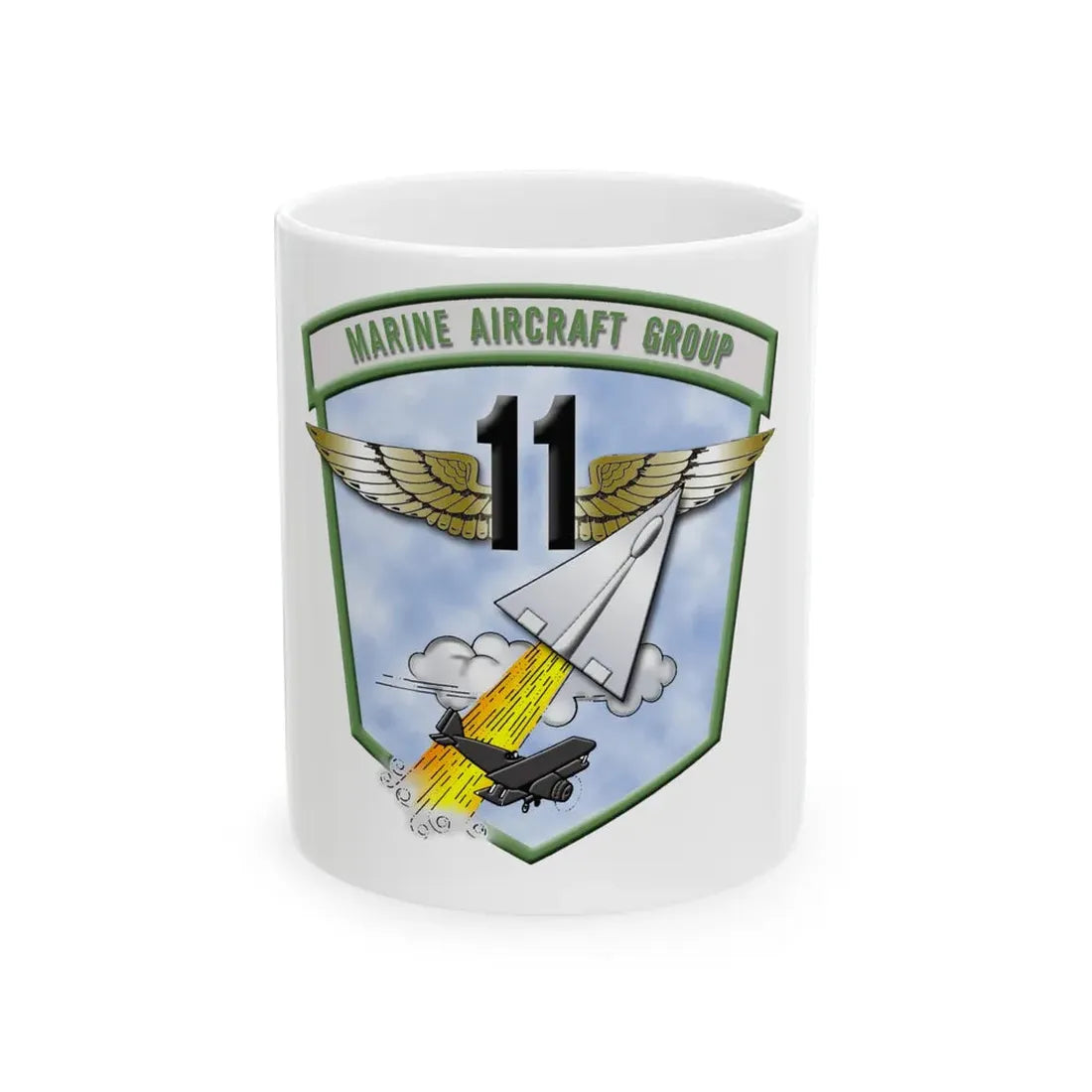 MAG 11 (USMC) White Coffee Mug 11oz - Go Mug Yourself