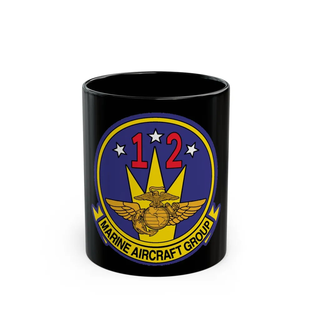 MAG 12 (USMC) Black Coffee Mug-11oz-Go Mug Yourself