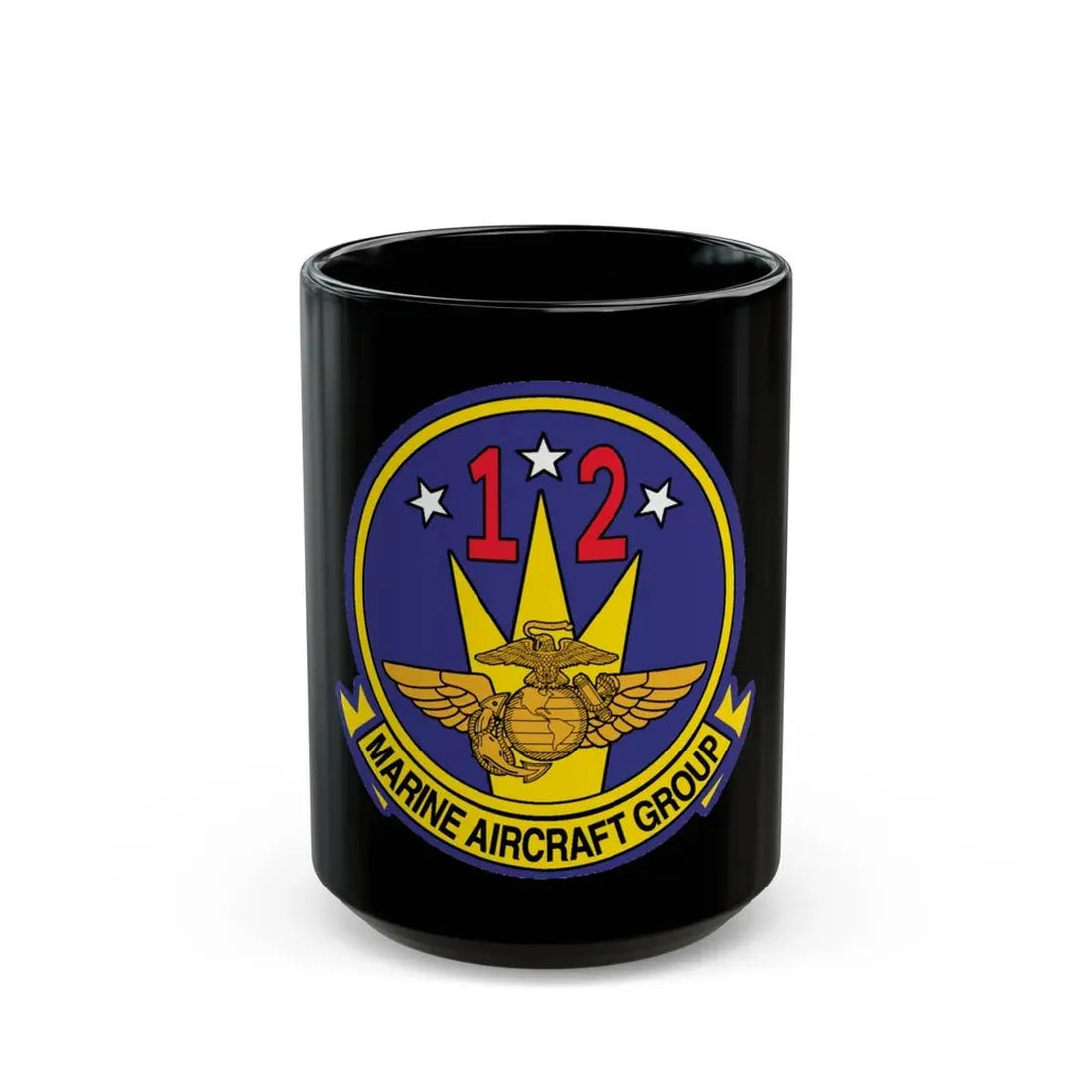 MAG 12 (USMC) Black Coffee Mug 15oz - Go Mug Yourself
