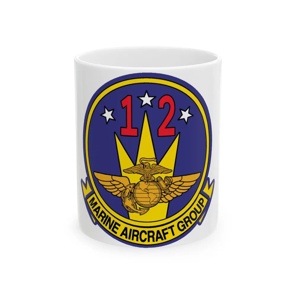 MAG 12 (USMC) White Coffee Mug-11oz-Go Mug Yourself