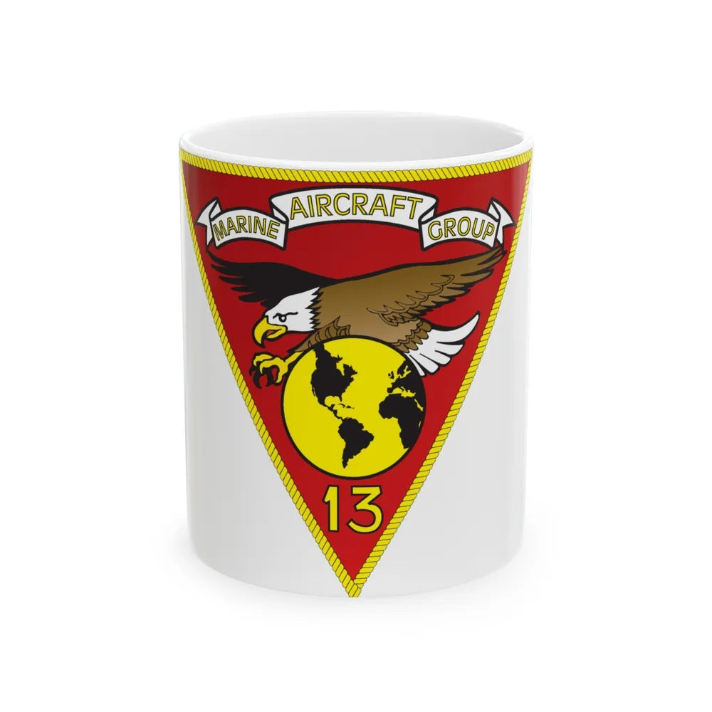 MAG 13 (USMC) White Coffee Mug-11oz-Go Mug Yourself