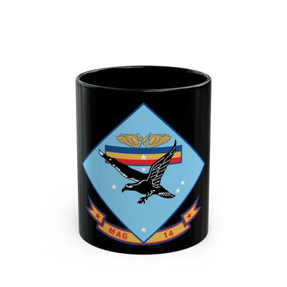 MAG 14 (USMC) Black Coffee Mug-11oz-Go Mug Yourself