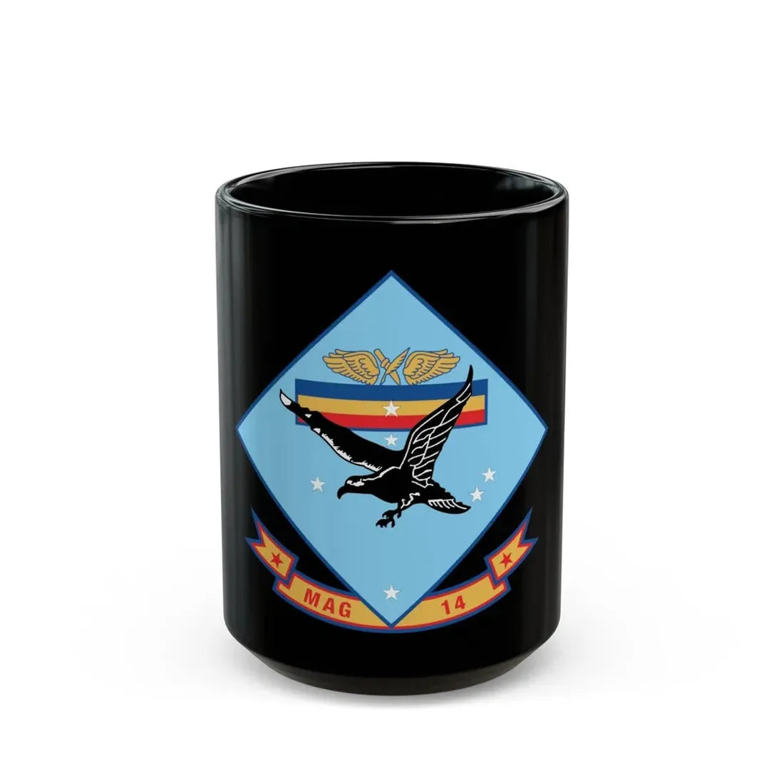 MAG 14 (USMC) Black Coffee Mug 15oz - Go Mug Yourself