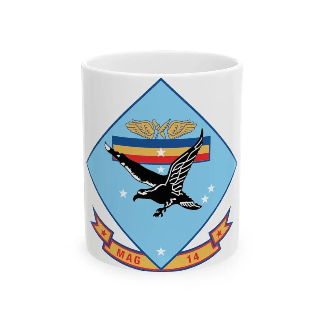 MAG 14 (USMC) White Coffee Mug 11oz - Go Mug Yourself