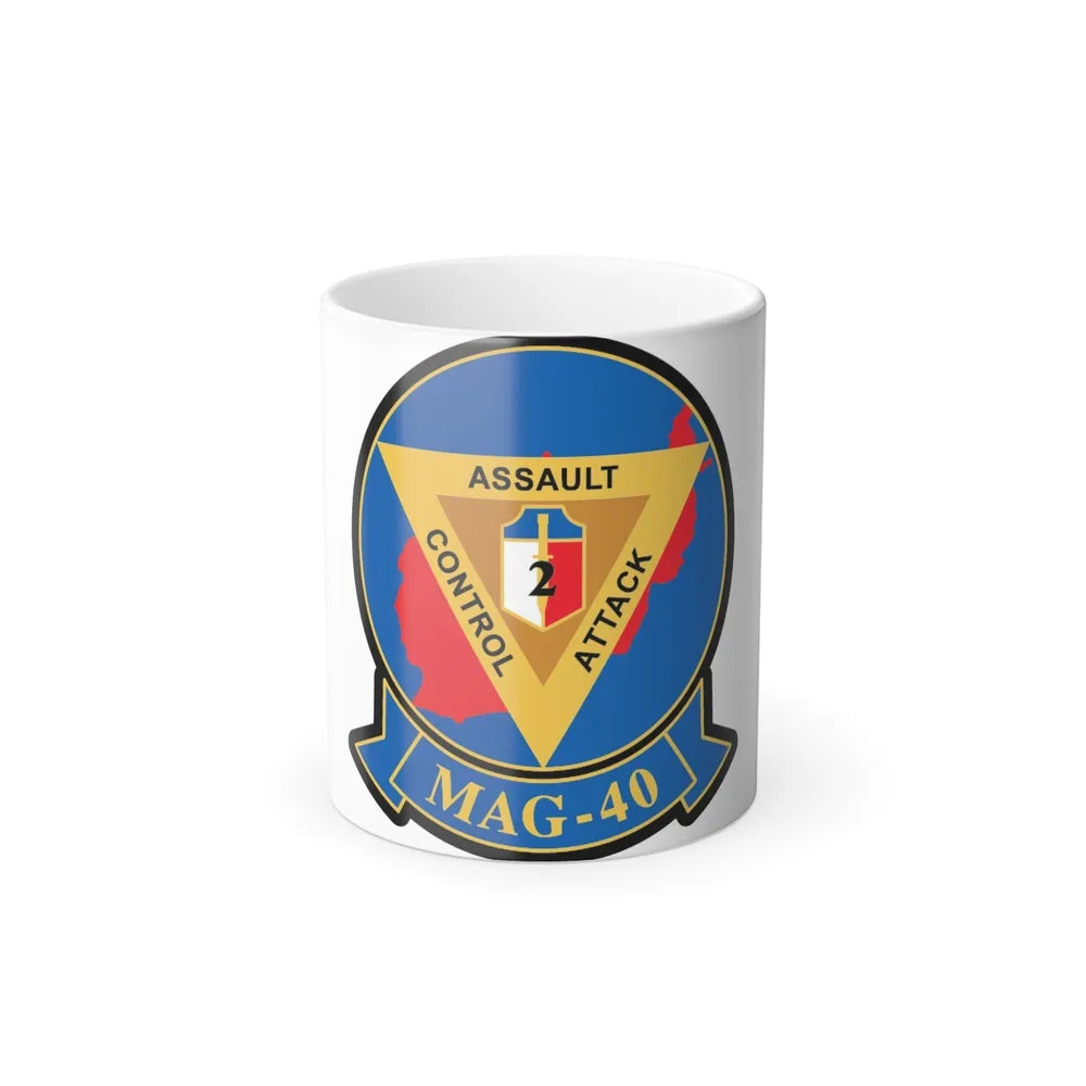 MAG 40 1 (USMC) Color Changing Mug 11oz-11oz-Go Mug Yourself