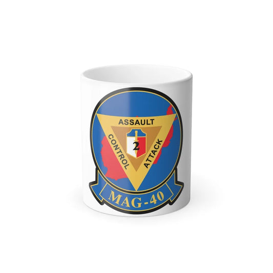 MAG 40 (USMC) Color Changing Mug 11oz-11oz-Go Mug Yourself