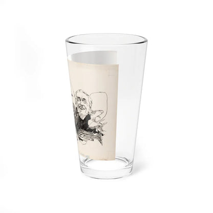 Magazine Illustration (1) - Pint Glass 16oz-Go Mug Yourself