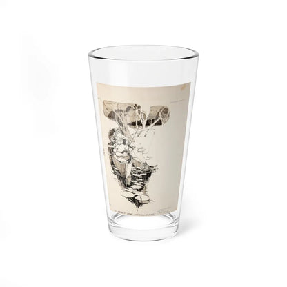 Magazine Illustration (2) - Pint Glass 16oz-16oz-Go Mug Yourself