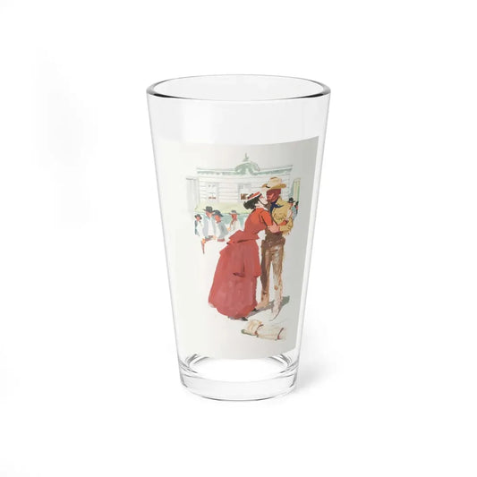 Magazine Illustration (c. 1960s)_1 - Pint Glass 16oz 16oz - Go Mug Yourself