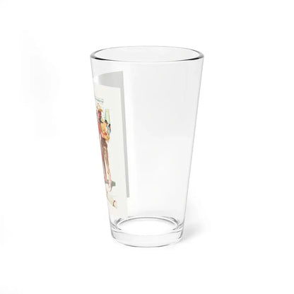 Magazine Illustration (c. 1960s)_1 - Pint Glass 16oz - Go Mug Yourself