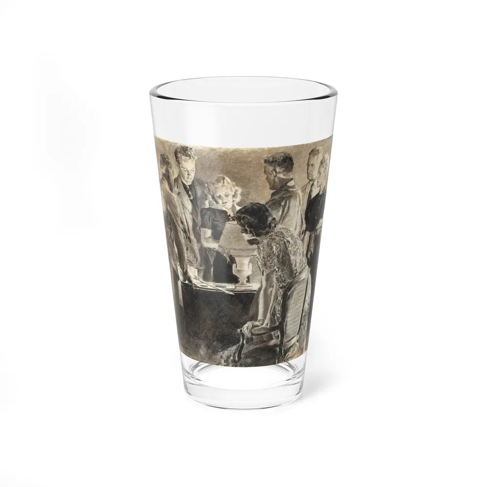 Magazine illustration, c. 1940s - Pint Glass 16oz-16oz-Go Mug Yourself