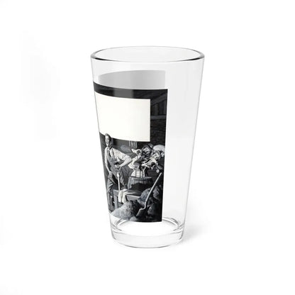 Magazine Illustration_2 - Pint Glass 16oz - Go Mug Yourself