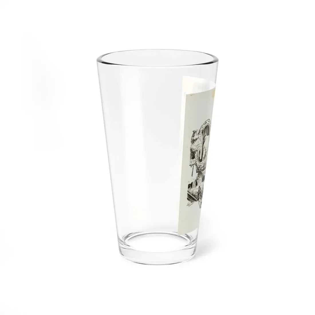 Magazine Illustration_3 - Pint Glass 16oz - Go Mug Yourself