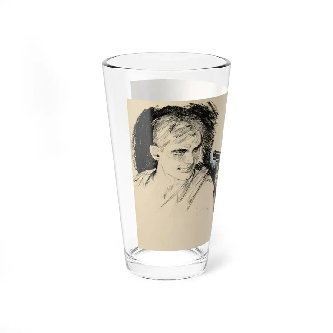 Magazine Illustration_4 - Pint Glass 16oz - Go Mug Yourself