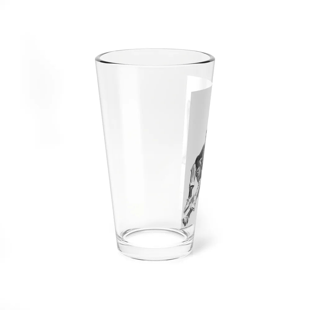 Magazine Illustration_1 - Pint Glass 16oz-Go Mug Yourself