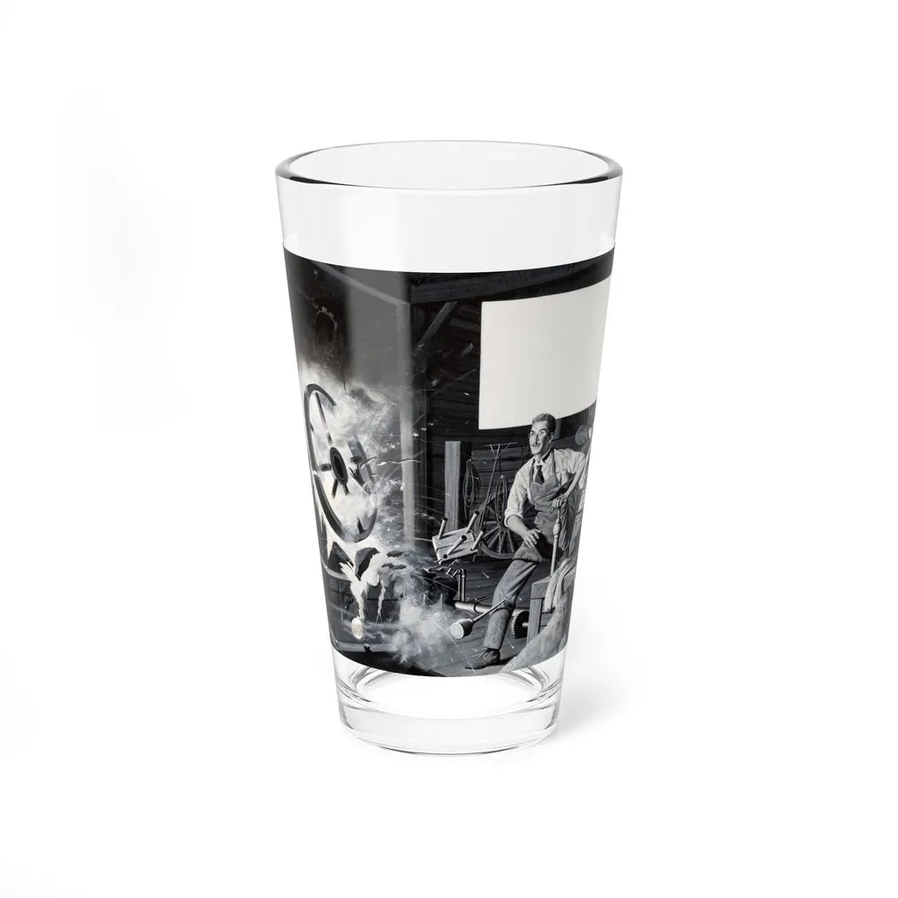 Magazine Illustration_2 - Pint Glass 16oz-16oz-Go Mug Yourself