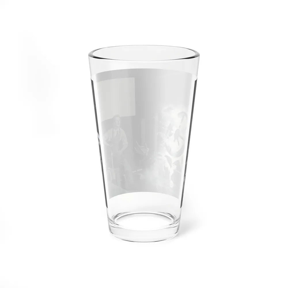 Magazine Illustration_2 - Pint Glass 16oz-Go Mug Yourself