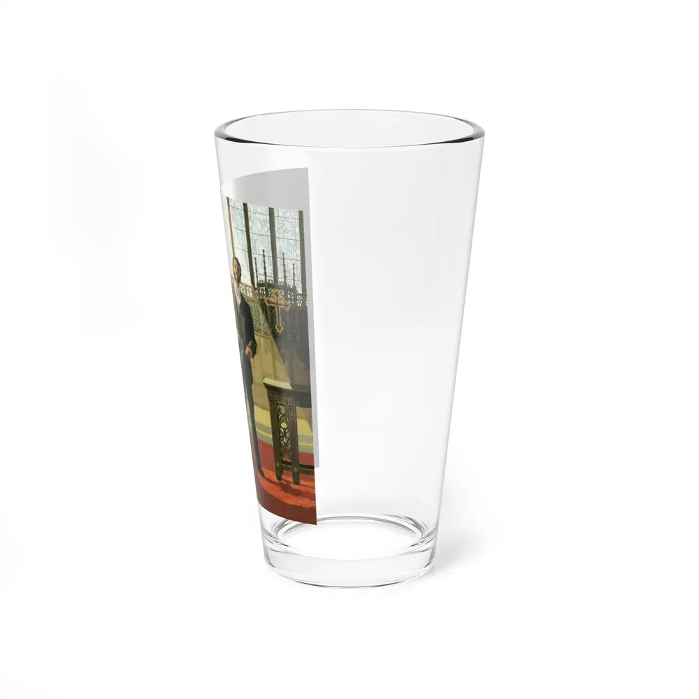 Magazine Story Illustration, c.1950 - Pint Glass 16oz-Go Mug Yourself