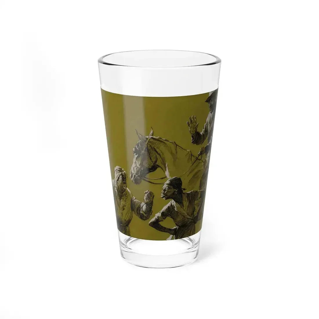 Magazine Story Illustration, Collier's magazine, c.1920 - Pint Glass 16oz 16oz - Go Mug Yourself