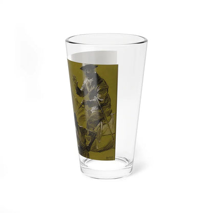 Magazine Story Illustration, Collier's magazine, c.1920 - Pint Glass 16oz-Go Mug Yourself