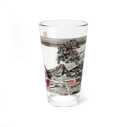 Magazine story illustration_2 - Pint Glass 16oz 16oz - Go Mug Yourself