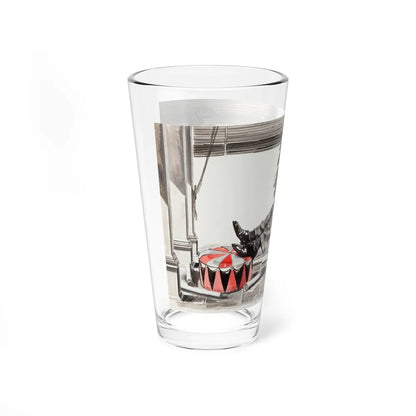 Magazine story illustration_2 - Pint Glass 16oz-Go Mug Yourself