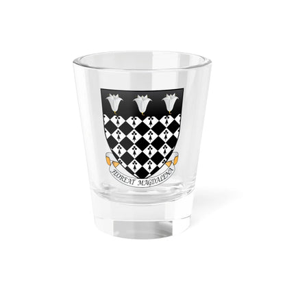 Magdalen College Oxford Coat Of Arms Motto (England) (Coat of Arms) Shot Glass 1.5oz 1.5oz - Go Mug Yourself
